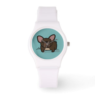Reloj De Pulsera Brindle Frenchie