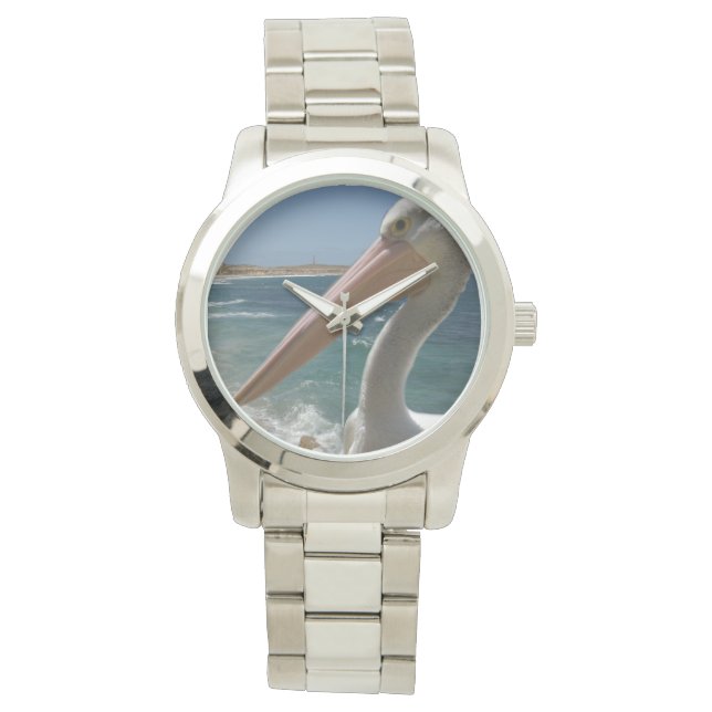Reloj De Pulsera Brisas del Mar Pelícano, (Anverso)