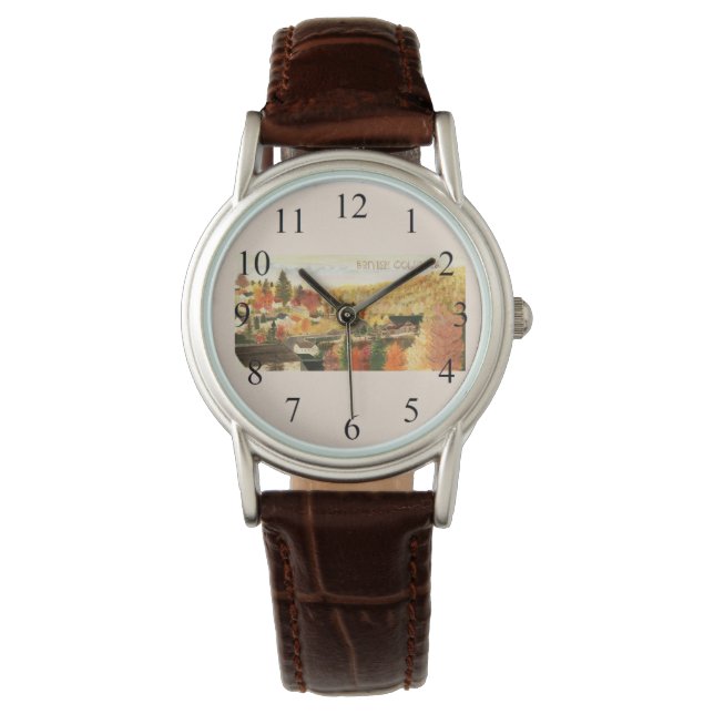 Reloj De Pulsera British Columbia Leather Watch (Anverso)