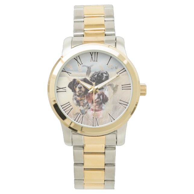 Reloj De Pulsera Brittany Spaniel (Anverso)