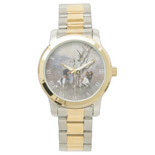 Reloj De Pulsera Brittany Spaniel Clock