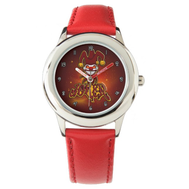 Reloj De Pulsera Bromista (rojo) (Anverso)