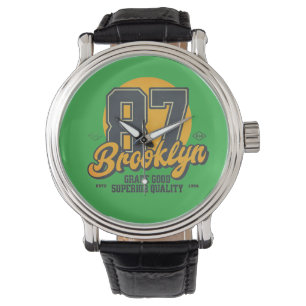 Reloj De Pulsera Brooklyn Badge