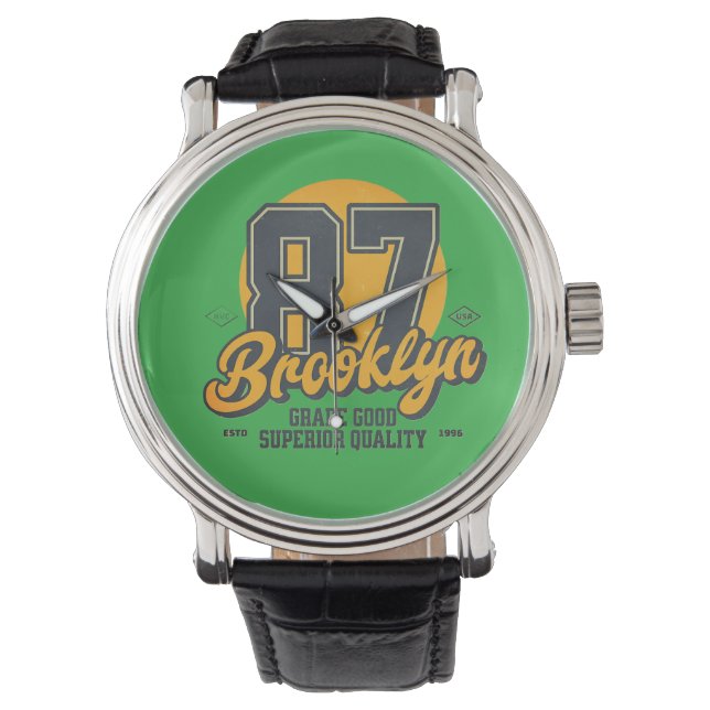 Reloj De Pulsera Brooklyn Badge (Anverso)