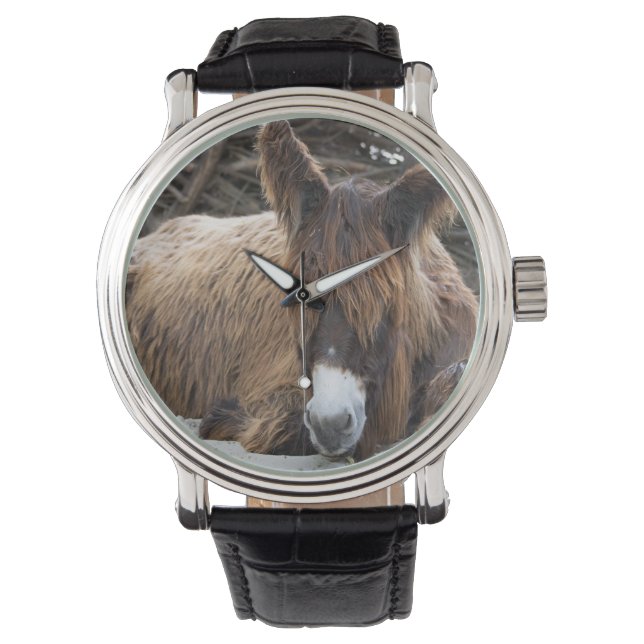 Reloj De Pulsera Brown Poitou Donkey (Anverso)