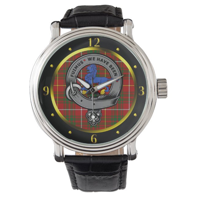 Reloj De Pulsera Bruce Clan Badge & Tartan Watch (Anverso)