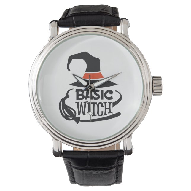 Reloj De Pulsera Bruja básica - Halloween (Anverso)