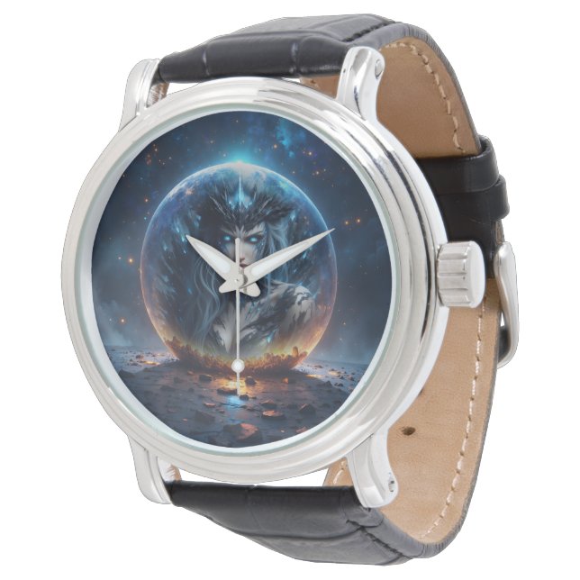 Reloj De Pulsera Bruja Cósmica – Nacida de la Esfera Estelar. (Angular)