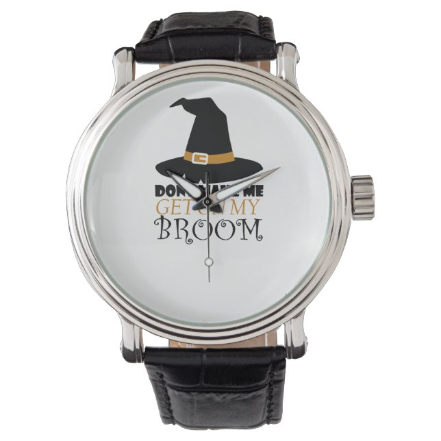Reloj De Pulsera Bruja en Halloween (Anverso)
