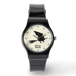 Reloj De Pulsera Bruja voladora creativa