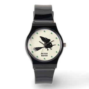 Reloj De Pulsera Bruja voladora creativa