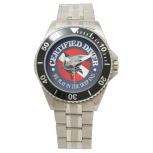 Reloj De Pulsera Buceador certificado (tiburón)