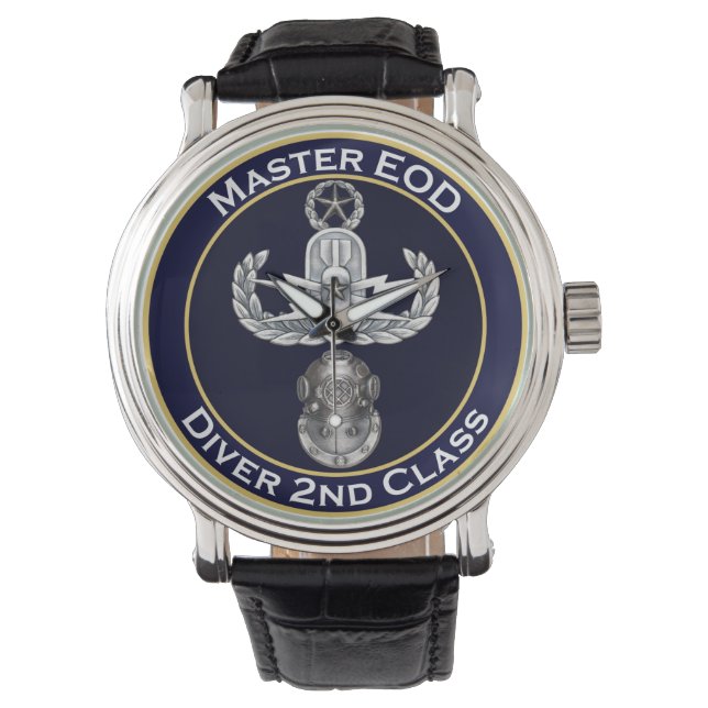 Reloj De Pulsera Buceador de 2ª clase Master EOD (Anverso)