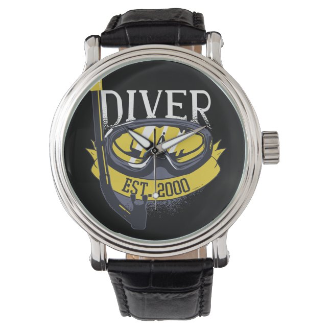 Reloj De Pulsera Buceo de la vida salvaje (Anverso)