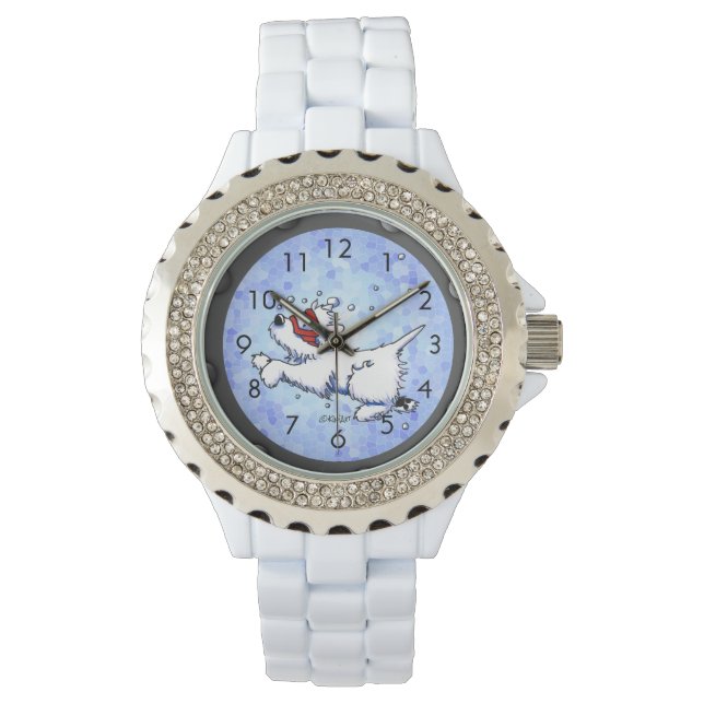 Reloj De Pulsera Buceo Westie Writing Watch (Anverso)