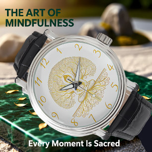 Reloj De Pulsera Buda bajo árbol sagrado