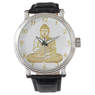 Reloj De Pulsera Buda de oro en paz