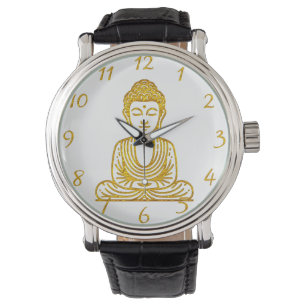 Reloj De Pulsera Buda de oro en paz
