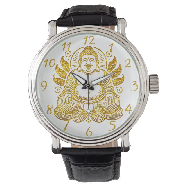 Reloj De Pulsera Buda de oro pacífico (Anverso)