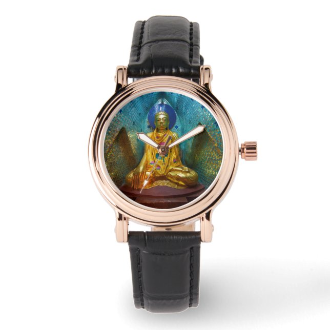 Reloj De Pulsera Buda en hornacina ornamentada (Anverso)