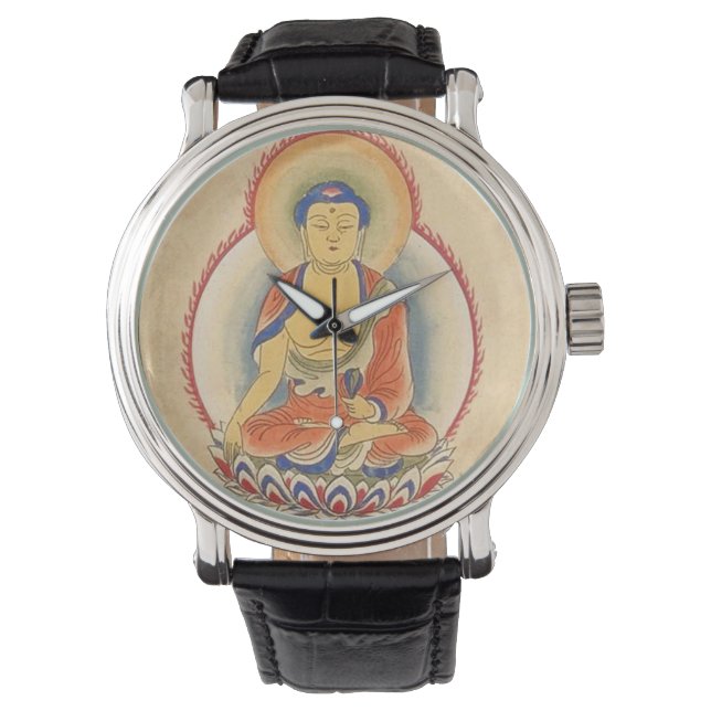 Reloj De Pulsera Buda en la meditación (Anverso)