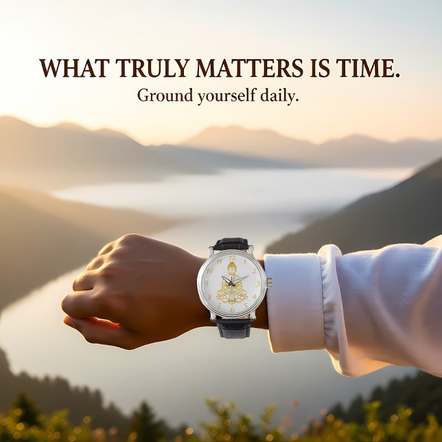 Reloj De Pulsera Buda en Lotus Pose, (Subido por el creador)