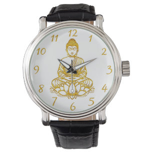 Reloj De Pulsera Buda en Lotus Pose,
