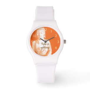 Reloj De Pulsera Buda Meditating - el tiempo no es nada