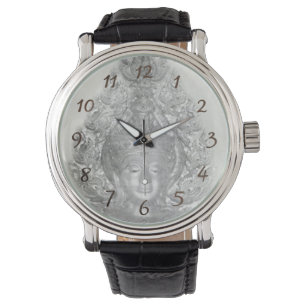 Reloj De Pulsera buddha de plata