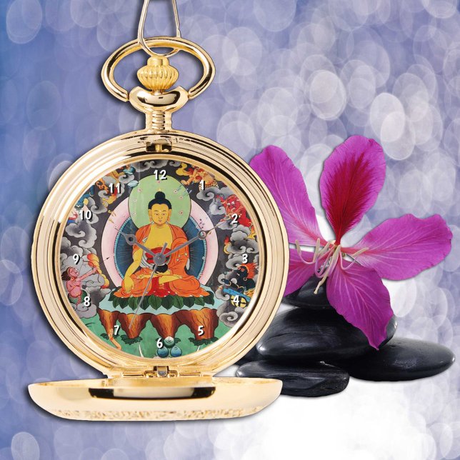 Reloj De Pulsera Buddha Shakyamuni, meditación, budismo tibetano (Subido por el creador)