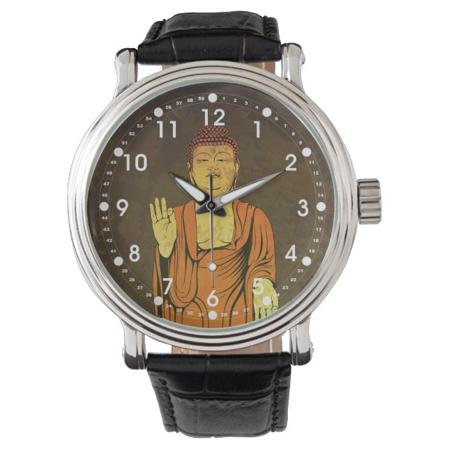 Reloj De Pulsera Buddha Vitarka Mudra (Anverso)