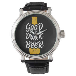 Reloj De Pulsera buena gente bebe buena cerveza