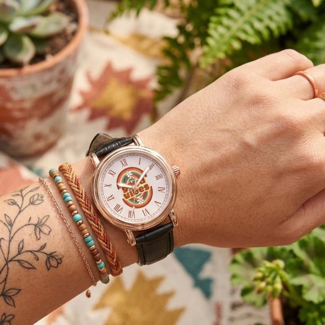 Reloj De Pulsera Buenas Vibraciones (Subido por el creador)