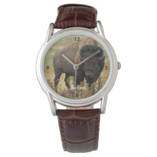 Reloj De Pulsera Búfalo americano hermoso