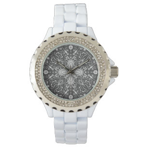 Reloj De Pulsera Bugs, blanco roto sobre negro