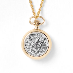 Reloj De Pulsera Bugs de garabatos en azul oscuro