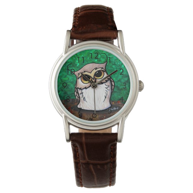 Reloj De Pulsera Búho Adorable (Anverso)