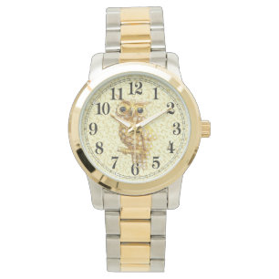 Reloj De Pulsera Búho barroco de oro