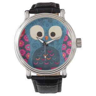 Reloj De Pulsera Búho colorido