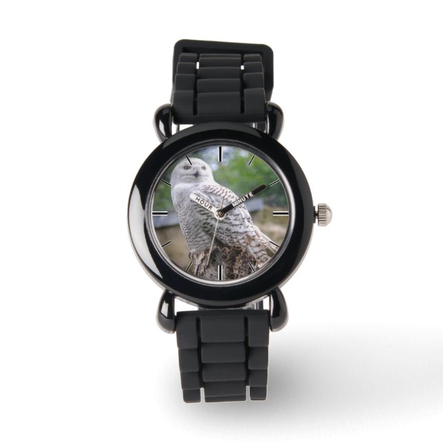 Reloj De Pulsera Búho de nieve (Anverso)