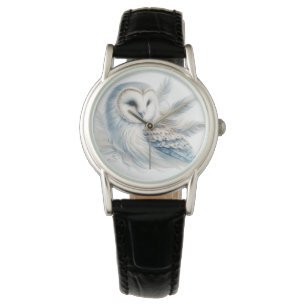 Reloj De Pulsera Búho elegante en acuarela