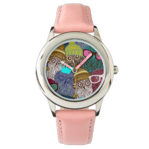 Reloj De Pulsera Búho en la corona