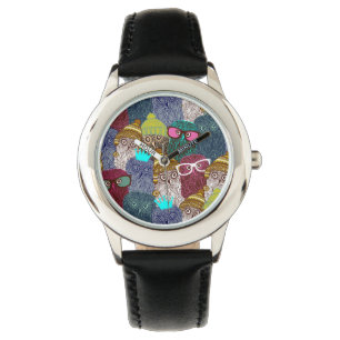 Reloj De Pulsera Búho en la corona