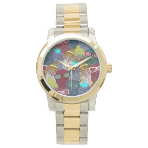 Reloj De Pulsera Búho en la corona