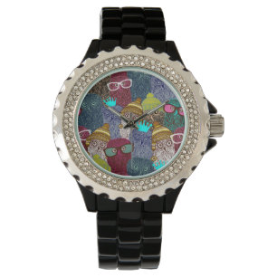 Reloj De Pulsera Búho en la corona