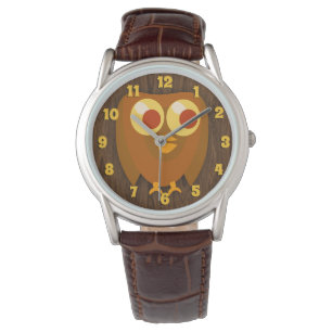 Reloj De Pulsera Búho Mantener el tiempo lindo pájaro Personalizado