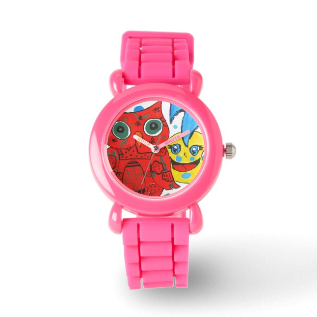 Reloj De Pulsera búho y luna (Anverso)