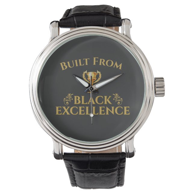 Reloj De Pulsera Built From Black Excellence Legacy (Anverso)