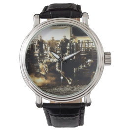 Reloj De Pulsera Bull Riding Rodeo País Vaquero Occidental
