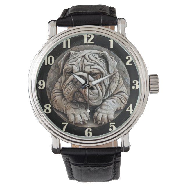 Reloj De Pulsera Bulldog (Anverso)